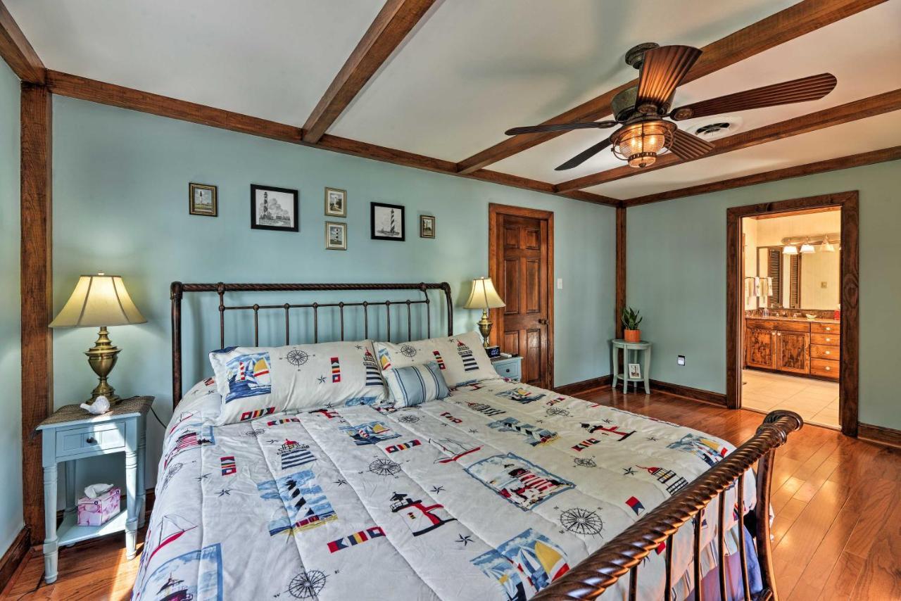 Bayfront Blounts Creek Home Private Beach And Dock! Whichard Beach Luaran gambar