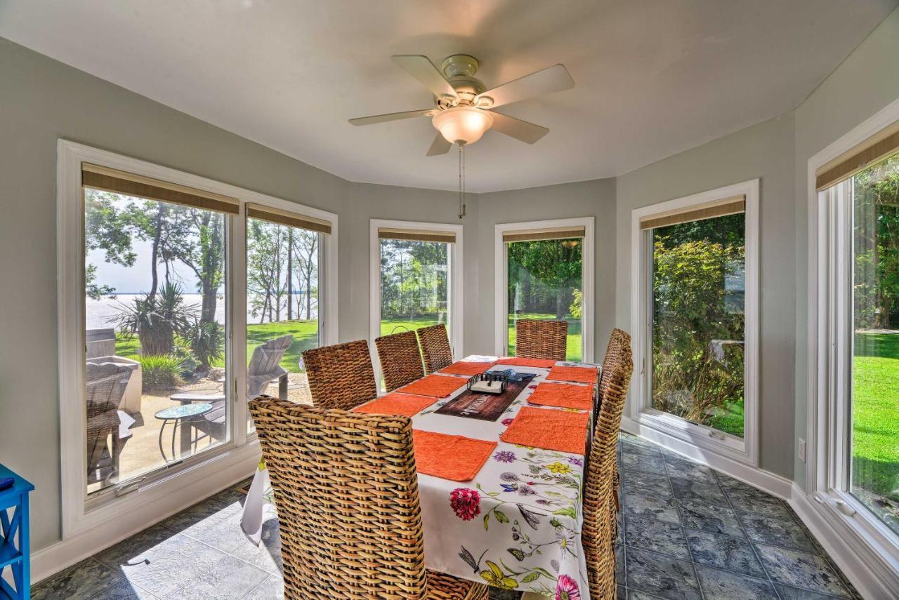 Bayfront Blounts Creek Home Private Beach And Dock! Whichard Beach Luaran gambar