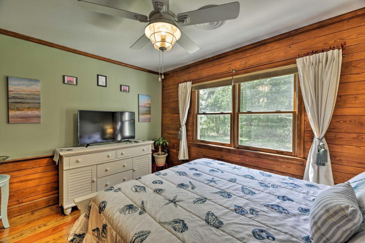 Bayfront Blounts Creek Home Private Beach And Dock! Whichard Beach Luaran gambar